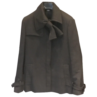 Pre-owned Viktor & Rolf Wool Caban In Anthracite