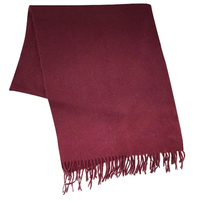 Pre-owned Versace Cashmere Scarf In Red