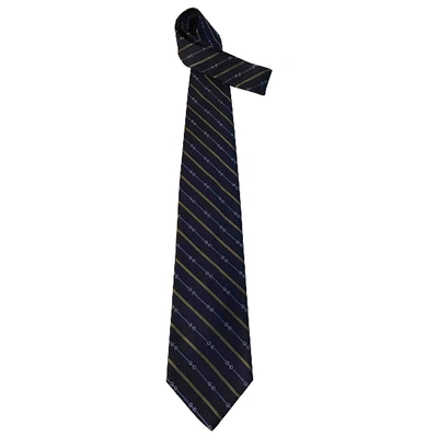 Pre-owned Brooks Brothers Silk Tie In Blue