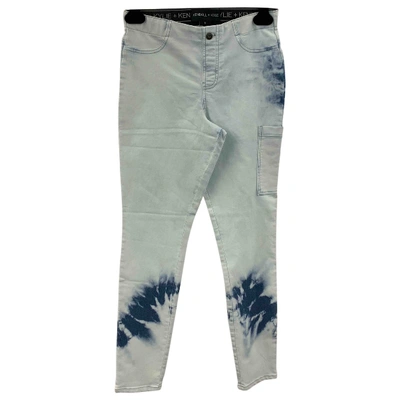 Pre-owned Kendall + Kylie Cotton Trousers