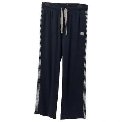 Pre-owned Kendall + Kylie Trousers In Navy