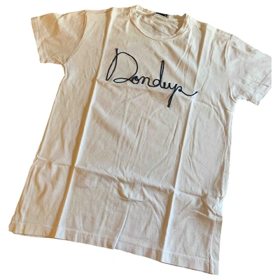 Pre-owned Dondup White Cotton Top