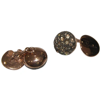 Pre-owned Pomellato Pink Gold Cufflinks In Brown