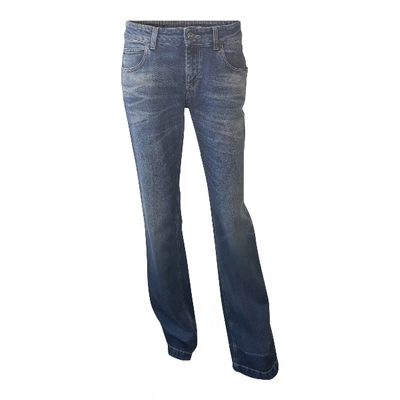 Pre-owned Gucci Blue Denim - Jeans Jeans