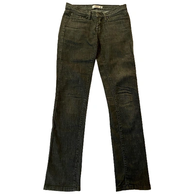 Pre-owned Comptoir Des Cotonniers Straight Jeans In Anthracite
