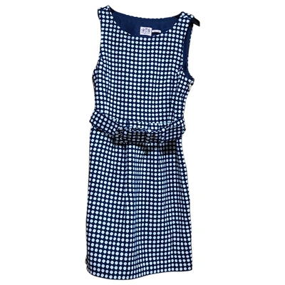 Pre-owned Juicy Couture Wool Dress In Navy