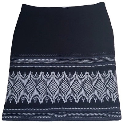 Pre-owned Marella Wool Mid-length Skirt In Black