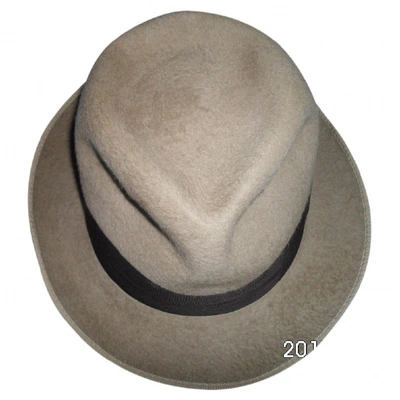 Pre-owned Borsalino Hat In Beige