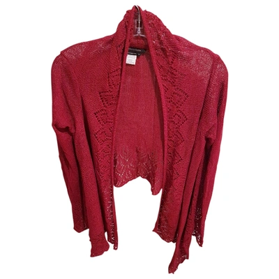 Pre-owned Bcbg Max Azria Red Synthetic Knitwear