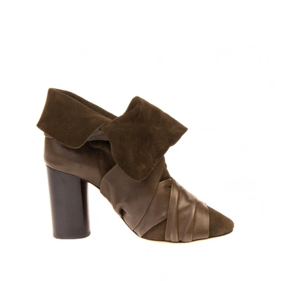 Pre-owned Isabel Marant Leather Ankle Boots In Brown