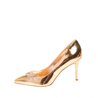 Pre-owned Giuseppe Zanotti Leather Heels In Gold