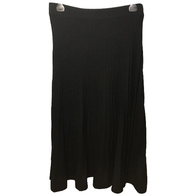 Pre-owned Pablo Wool Skirt In Black