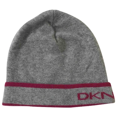 Pre-owned Dkny Cashmere Hat In Grey