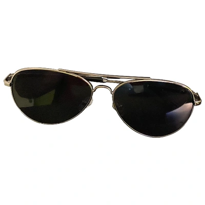 Pre-owned Azzaro Silver Metal Sunglasses
