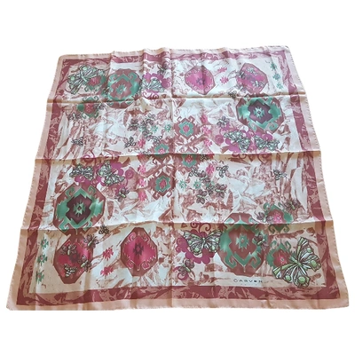 Pre-owned Carven Silk Neckerchief In Multicolour