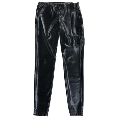 Pre-owned Kendall + Kylie Black Polyester Trousers
