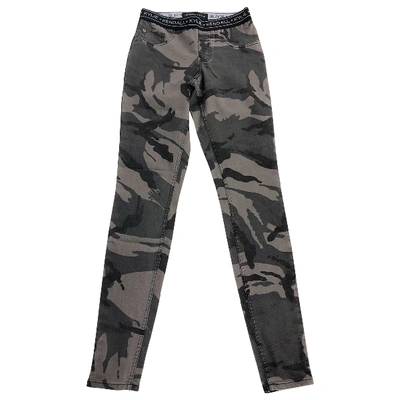 Pre-owned Kendall + Kylie Multicolour Cotton Trousers