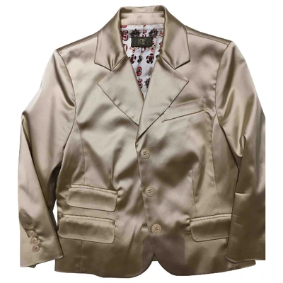 Pre-owned Iceberg Suit Jacket In Gold