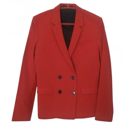 Pre-owned Costume National Red Viscose Jacket