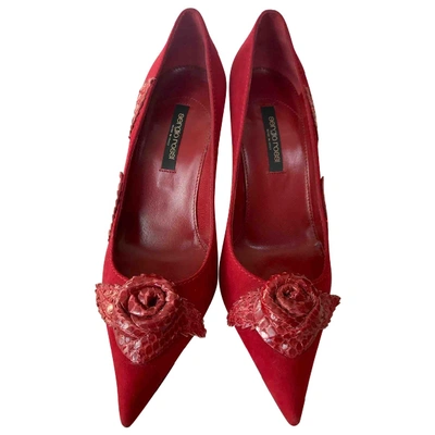 Pre-owned Sergio Rossi Heels In Red