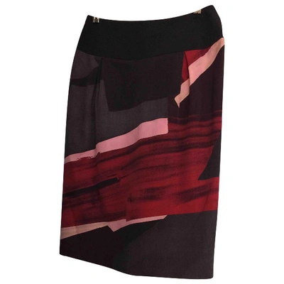 Pre-owned Iceberg Wool Mid-length Skirt In Multicolour
