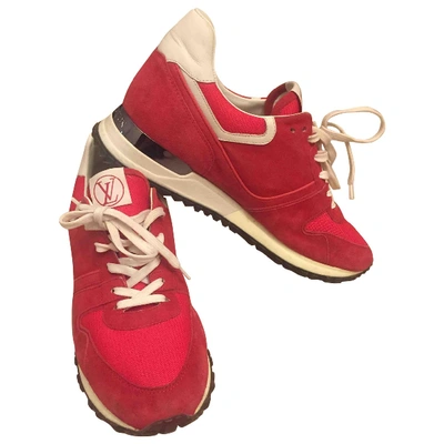 Pre-owned Louis Vuitton Trainers In Red