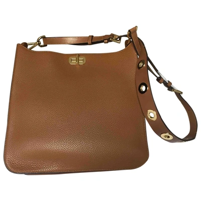 Pre-owned Michael Kors Pony-style Calfskin Handbag In Brown