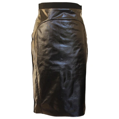 Pre-owned Francesco Scognamiglio Mid-length Skirt In Black