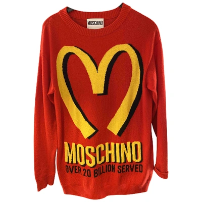 Pre-owned Moschino Cheap And Chic Wool Jumper In Red