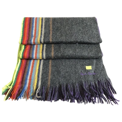 Pre-owned Paul Smith Scarf In Grey