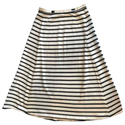 Pre-owned Alexander Wang T Mid-length Skirt In Beige