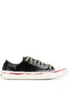MARNI PAINTED LOW-TOP SNEAKERS