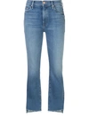 MOTHER DENIM CROPPED JEANS