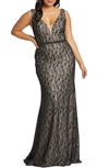 MAC DUGGAL LACE TRUMPET GOWN,48995
