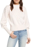 FRENCH CONNECTION BOBBLE STITCH CROP SWEATER,78MEU