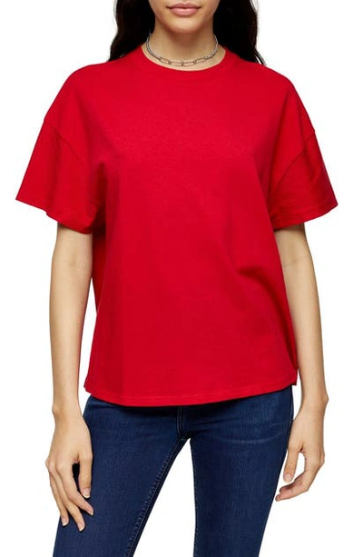 Topshop Weekend T-shirt In Red