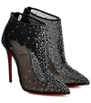 CHRISTIAN LOUBOUTIN CONSTELLA 100 MESH ANKLE BOOTS,P00433966
