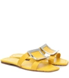 ROGER VIVIER BIKIVIV' LEATHER SANDALS,P00446341