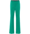 BALENCIAGA HIGH-RISE STRETCH-WOOL STRAIGHT trousers,P00437237