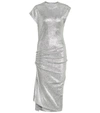 PACO RABANNE METALLIC JERSEY DRESS,P00438149