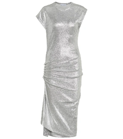 RABANNE METALLIC JERSEY DRESS,P00438149