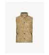 RALPH LAUREN Mardell sleeveless high-neck suede gilet