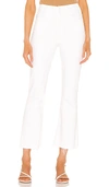 Mother Petites Lil Insider Mid Rise Crop Step Fray Jeans In Fairest Of Them All In Fairest Of Them All