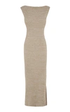 ANNA QUAN DREW RIBBED COTTON MIDI DRESS,780673