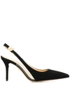 CHARLOTTE OLYMPIA POINTED TOE SLINGBACK PUMPS