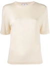 AMI ALEXANDRE MATTIUSSI KNITTED SHORT-SLEEVE T-SHIRT