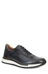 Bruno Magli Men's Davio Low Top Sneakers In Black Leather