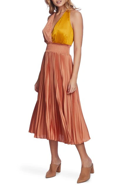 1.state Pleated Skirt In Romantic Apricot