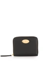 Mulberry Logo Plaque Wallet Wallets, Card Holders Black In Black