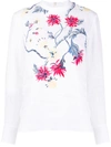 CHLOÉ FLORAL EMBROIDERED BLOUSE